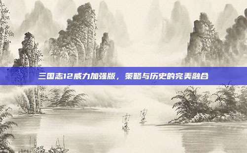 三国志12威力加强版,策略与历史的完美融合