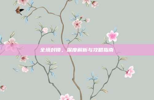 全境封锁,深度解析与攻略指南