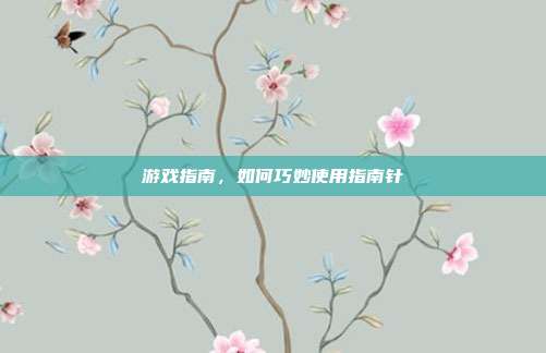 游戏指南，如何巧妙使用指南针