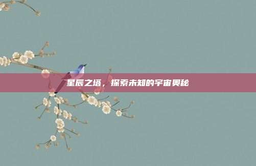 星辰之塔,探索未知的宇宙奥秘