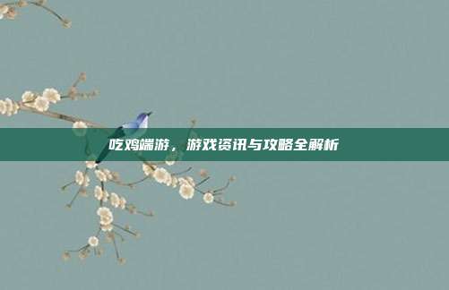 吃鸡端游,游戏资讯与攻略全解析
