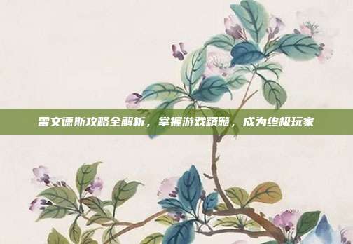雷文德斯攻略全解析,掌握游戏精髓,成为终极玩家